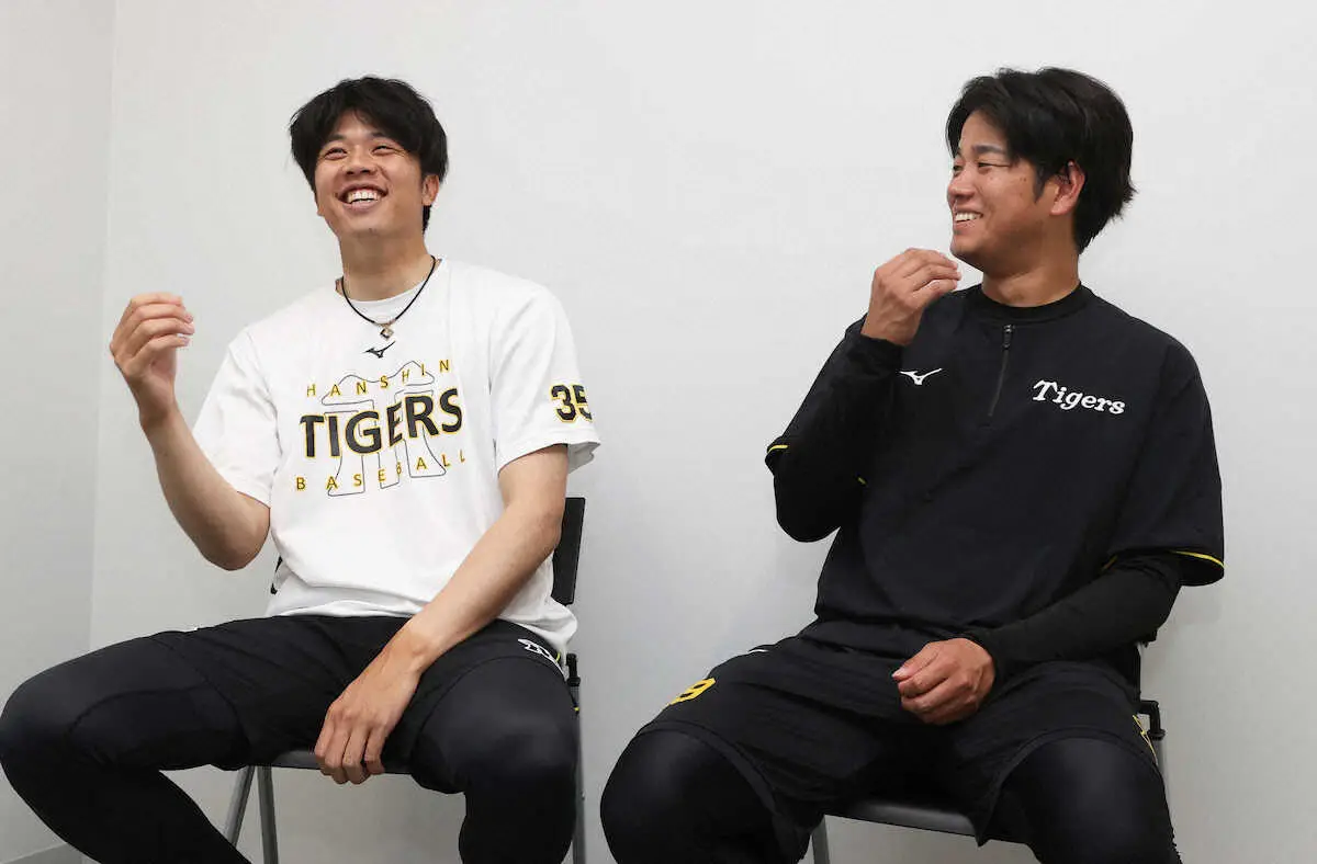 【画像・写真】【阪神優勝　ヒロト&ハルト初対談】才木浩人「高橋さんの決め球の…」高橋遥人「才木のボールが一番…」