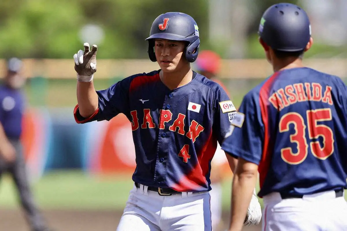 【画像・写真】高校侍「横浜クリーンアップ」で3連勝！　3回に為永、阿部、奥村凌が3連打　スーパーR進出王手