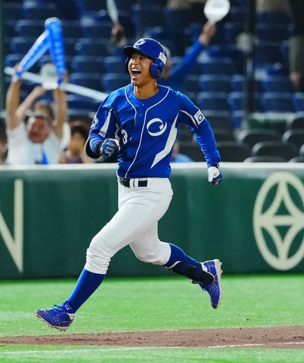 【画像・写真】【都市対抗】王子・大杉　代打で決勝3ラン　主に守備固めで出場「驚いています。興奮した」