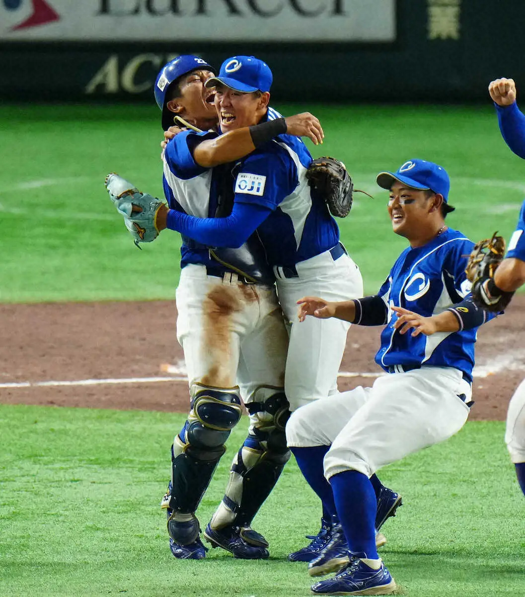 【画像・写真】【都市対抗】土壇場の逆転劇呼んだ王子・細川主将「この球場が一体となった姿が…泣いてしまいました」
