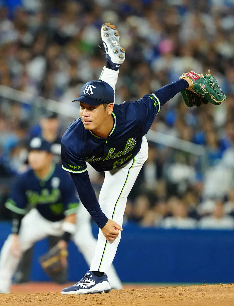 【画像・写真】ヤクルト・小川　ドラフト同期のDeNA・藤浪との投げ合い「楽しかった」