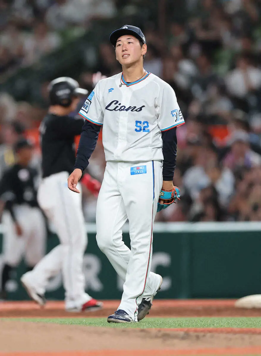 【画像・写真】西武ドラ5・篠原　ほろ苦デビュー…プロ初登板初先発も5回途中4失点でプロ初黒星