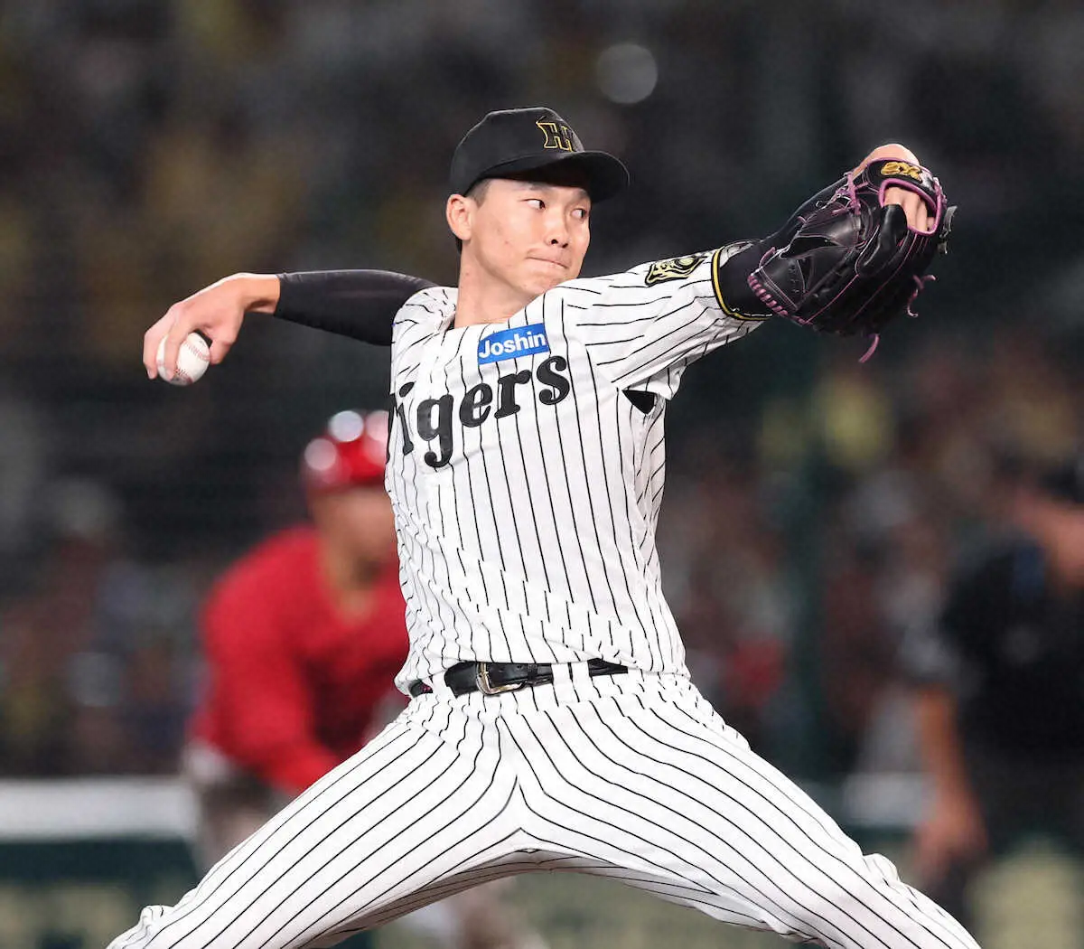 【画像・写真】阪神・湯浅京己「及川はかわいい後輩。よく似ているといわれるので、一度ユニホームを交換して…」