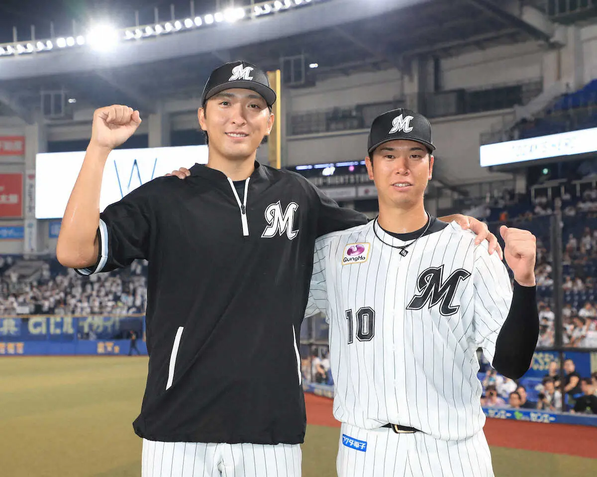 【画像・写真】ロッテ・河村が1216日ぶりの白星　好守連発の高部に感謝「ご飯おごりたい」