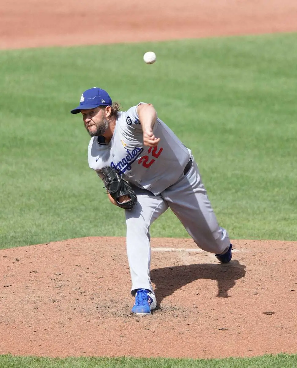 【画像・写真】ドジャース・カーショー　2年ぶり13度目の2桁勝利　2本塁打の大谷には「どんな日だって心強いよ」