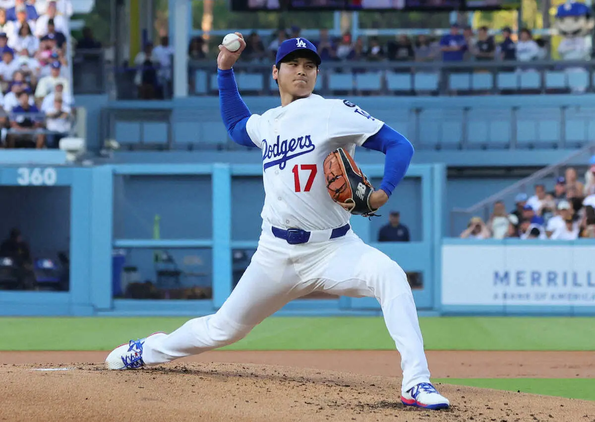 【画像・写真】ドジャース指揮官「いつ投げるかはまだ…」大谷翔平の次回登板は未定　6日に緊急先発で4回途中無失点