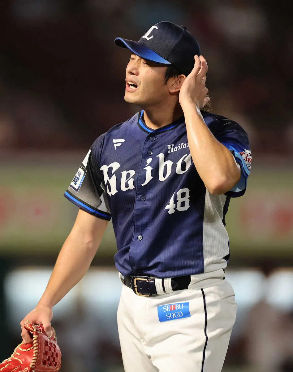 【画像・写真】西武　2試合連続完封中の今井達也がまさかの今季最短2回KO　メジャー9球団のスカウトが視察も…