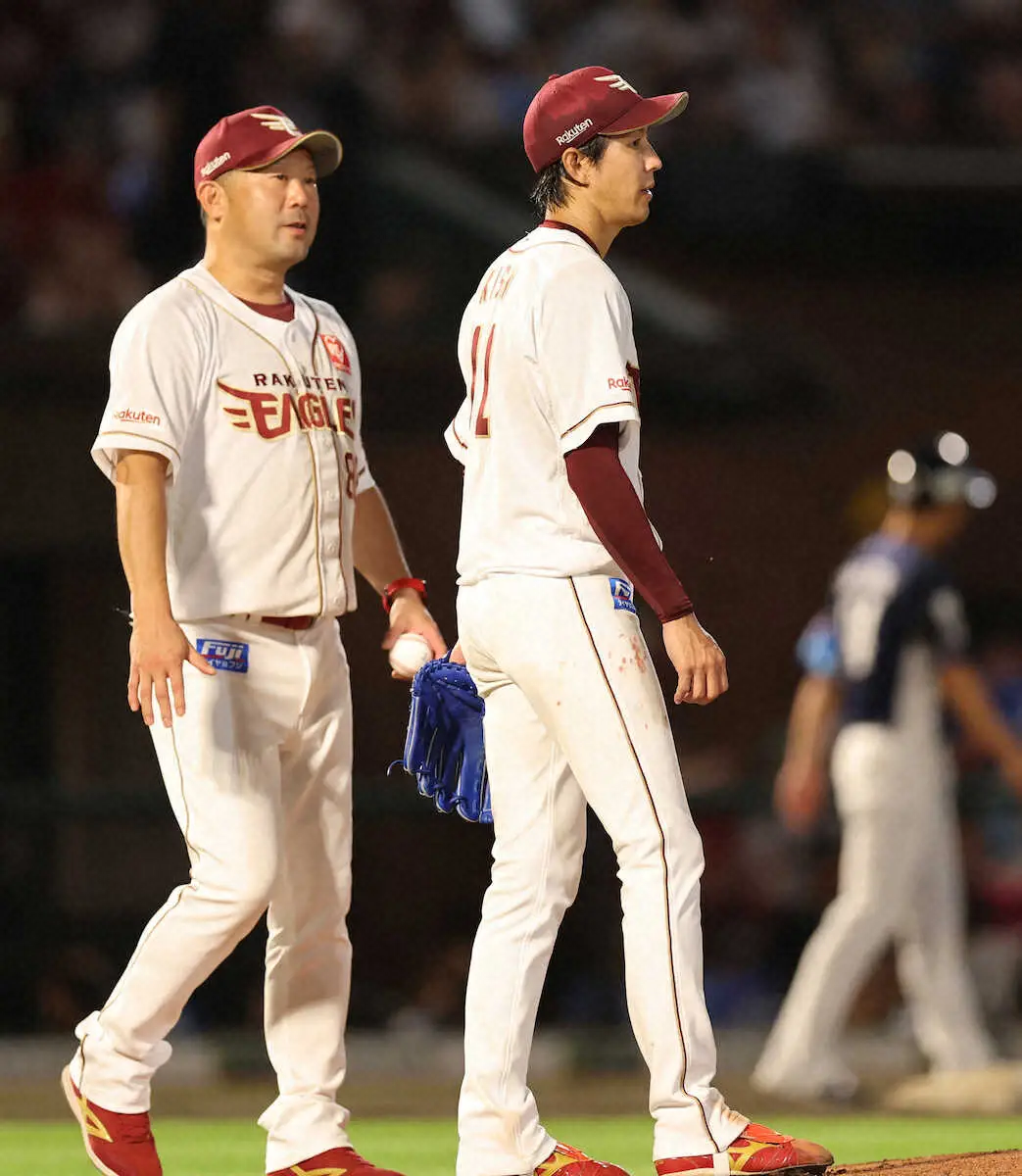 【画像・写真】楽天　前回に続いて西武・今井と投げ合った先発・岸は6回途中4失点で降板　ともに勝敗は付かず
