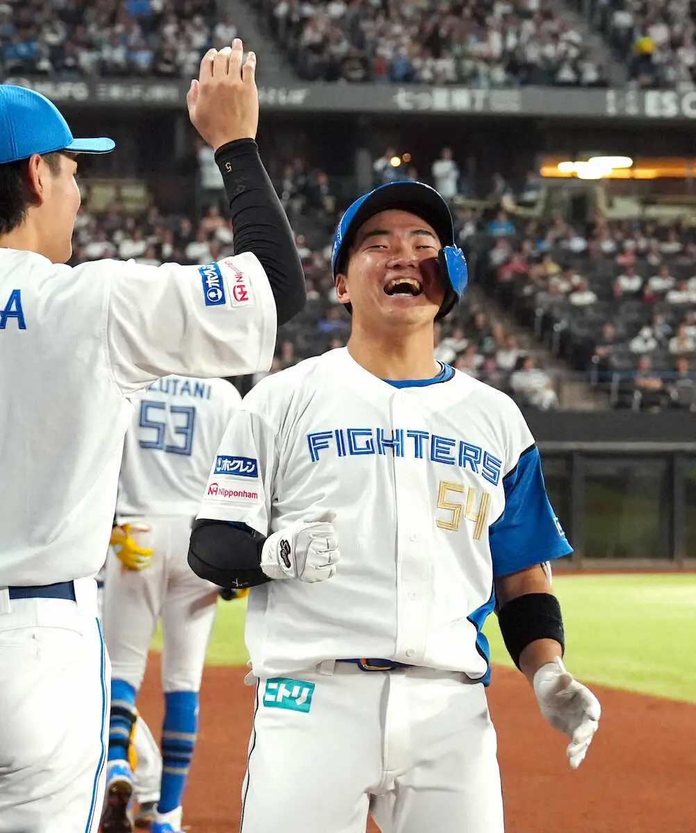 【画像・写真】日本ハム新人・山県秀　新庄監督の助言で2発3打点「ボスの言葉…企業秘密です！」