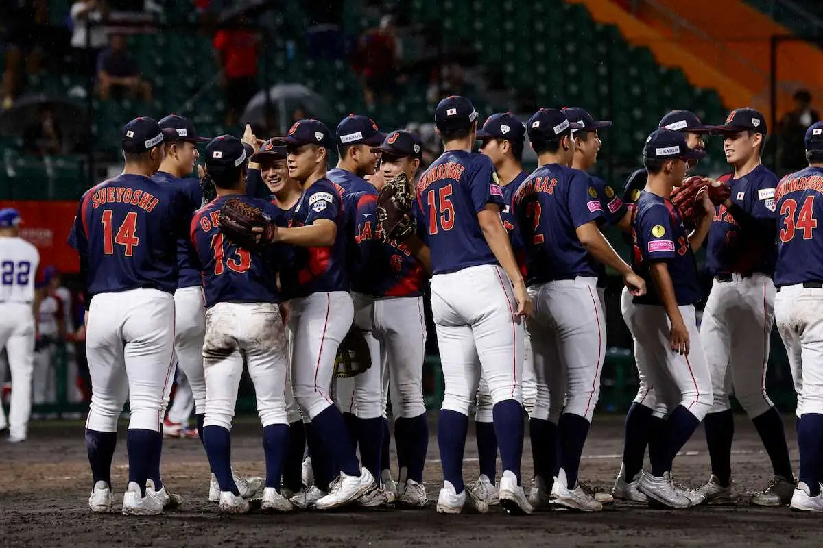 【画像・写真】U18侍　5戦全勝で1位突破　“お家芸”でプエルトリコ撃破　小倉監督「この勢いを忘れず」
