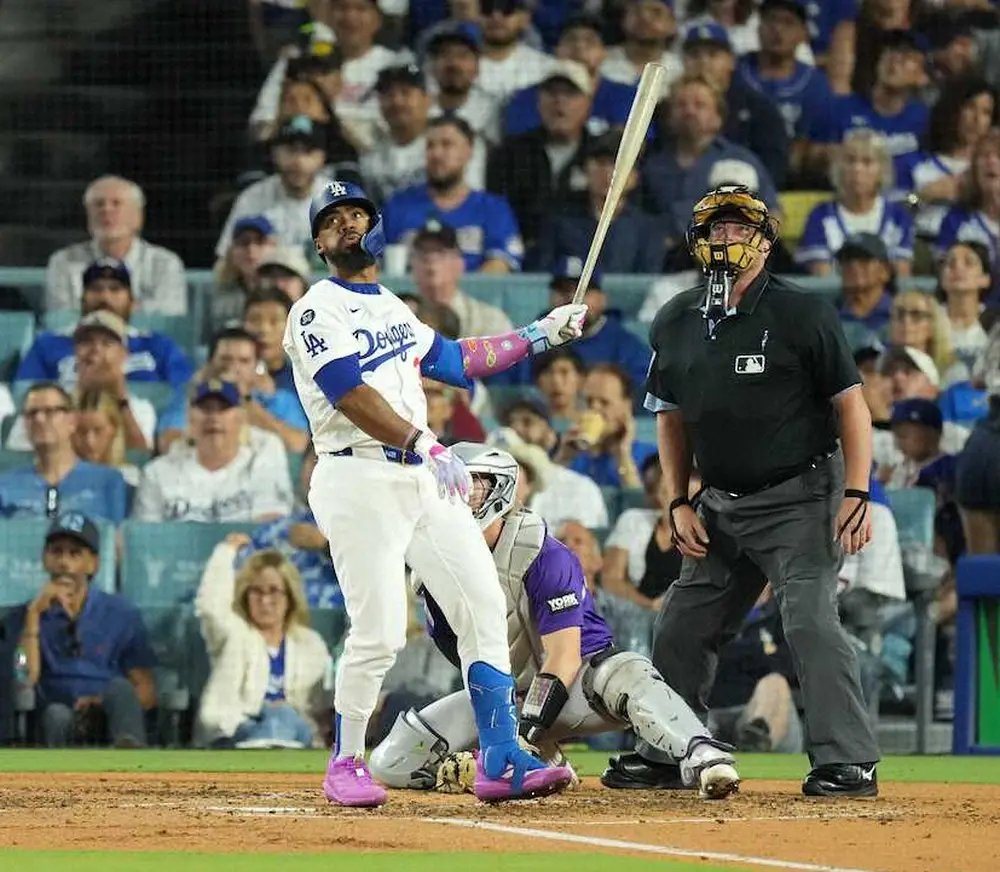 【画像・写真】不振脱却だ！T・ヘルナンデスが15試合ぶり22号！久々アーチに笑顔弾ける　ドジャース4回までに4点