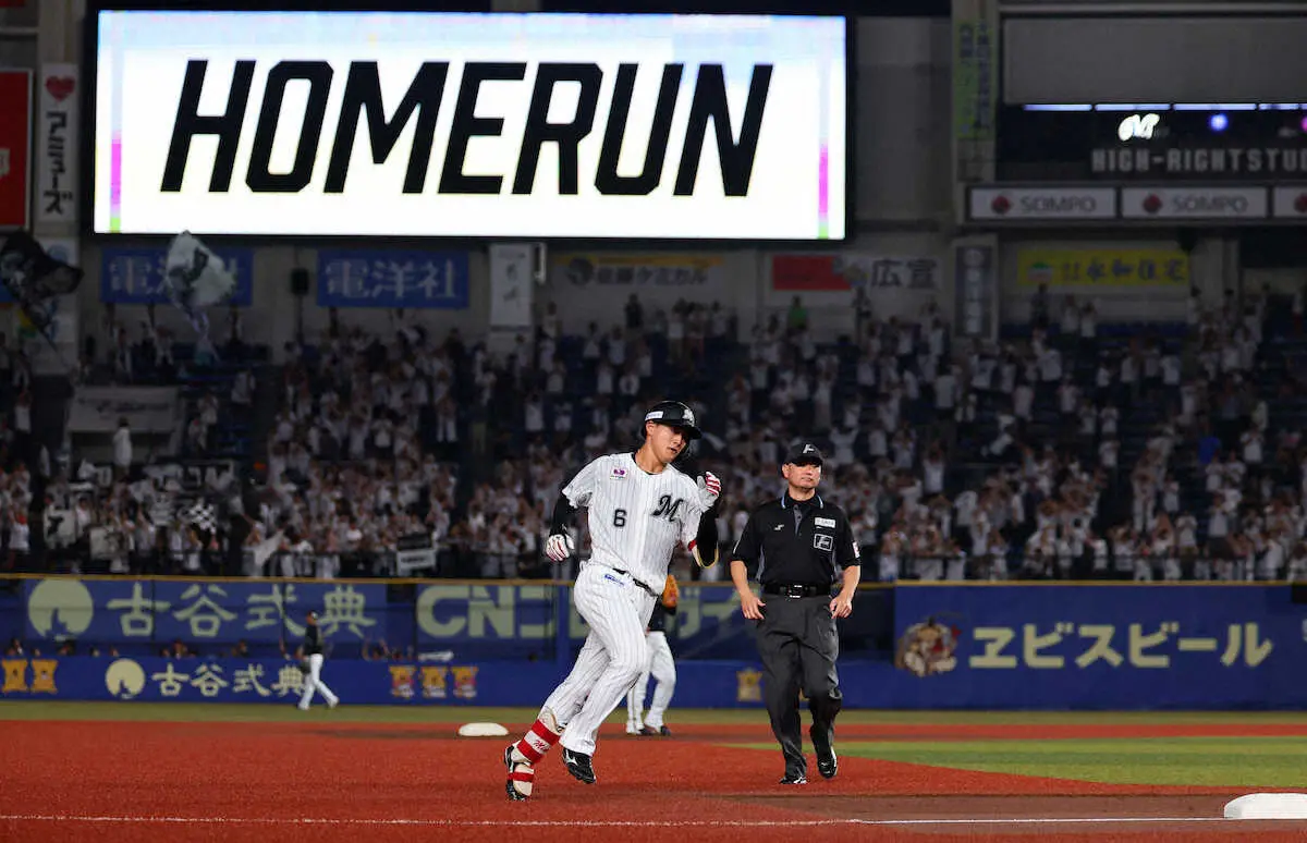 【画像・写真】ロッテ・西川　33戦ぶり2号＆リーグトップ23二塁打　新人王へ「一打席一打席を大事に」