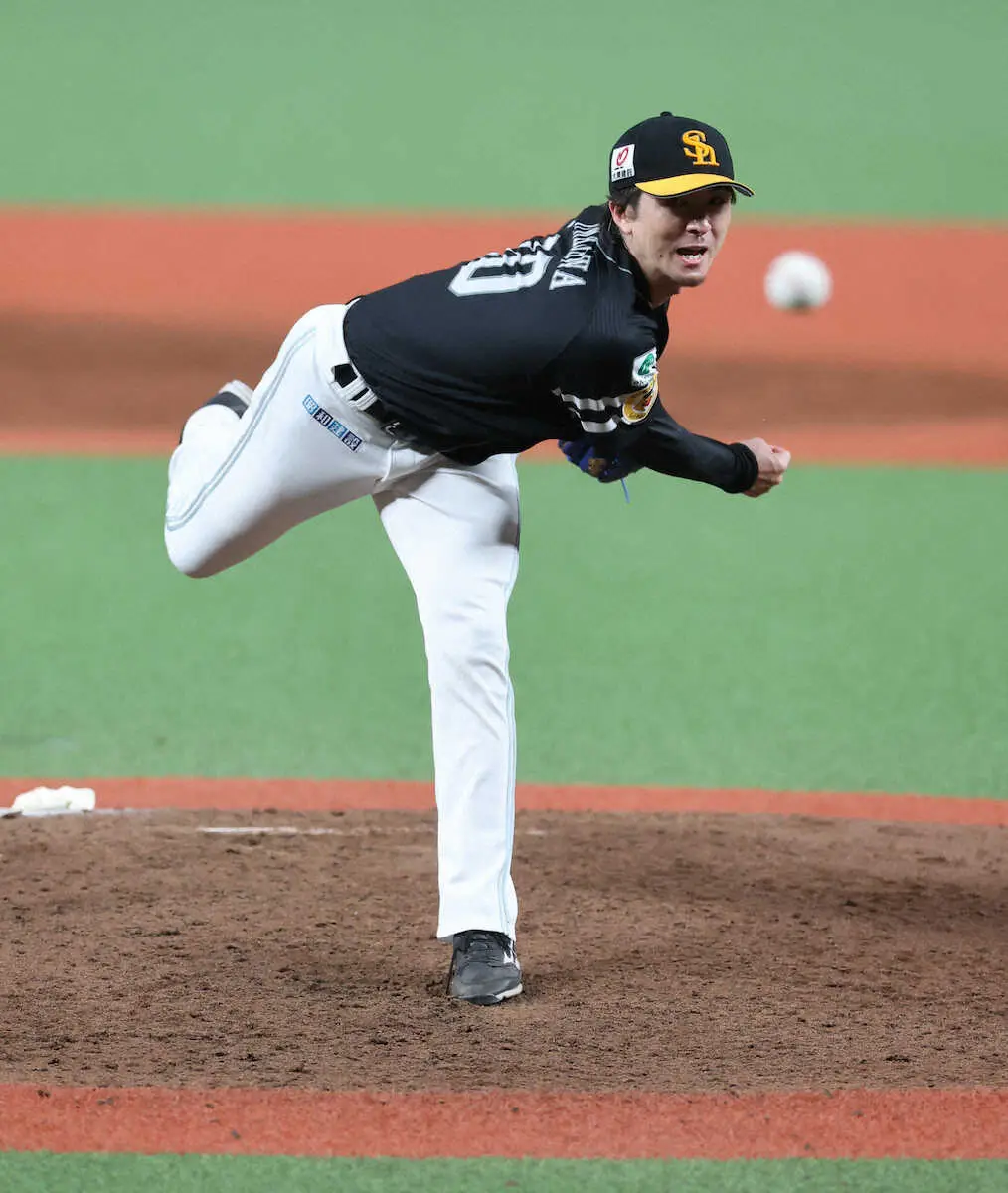 【画像・写真】ソフトバンク・上沢直之が8月の月間MVP受賞「チームの力になれたことがうれしい」