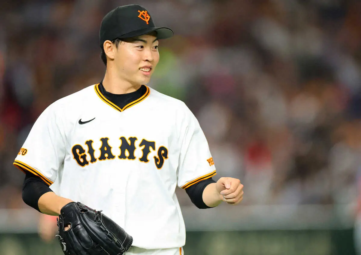 【画像・写真】巨人・森田駿哉は今季4勝目ならず　初回2点先取され、5回3失点で降板「最低限の投球」