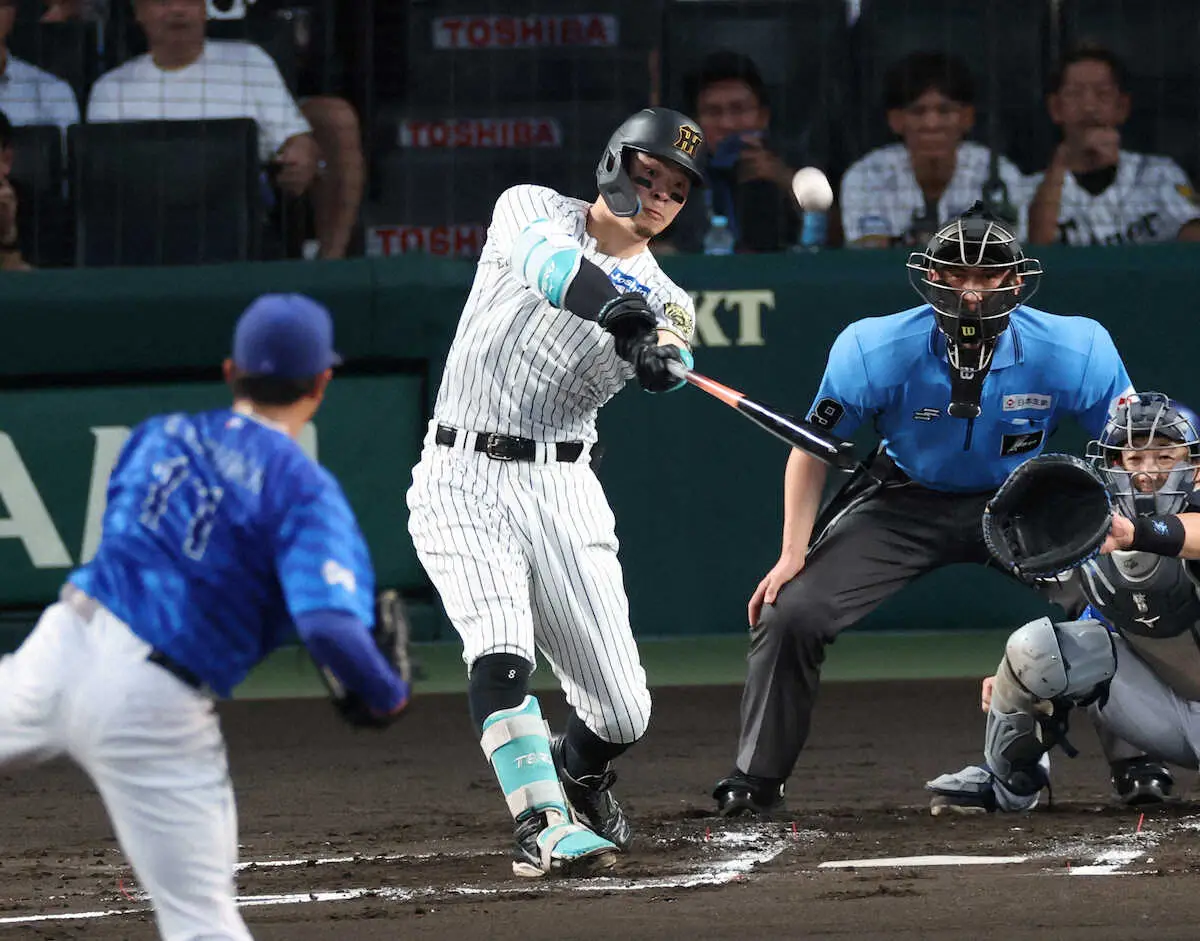 【画像・写真】阪神・佐藤輝明　球団初5年目以内での400打点＆2度の90打点達成　先制打は「ラッキー」
