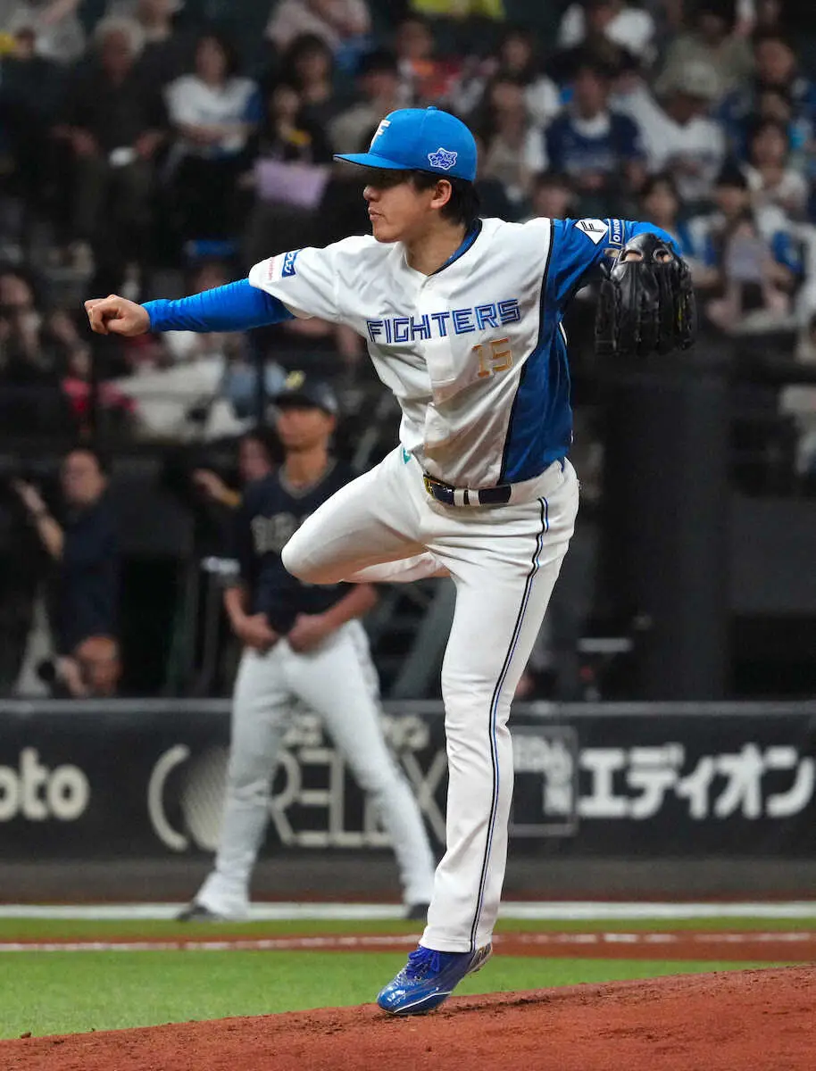 【画像・写真】日本ハム・北山亘基は6回3失点で降板…味方打線の大量10点援護に救われた