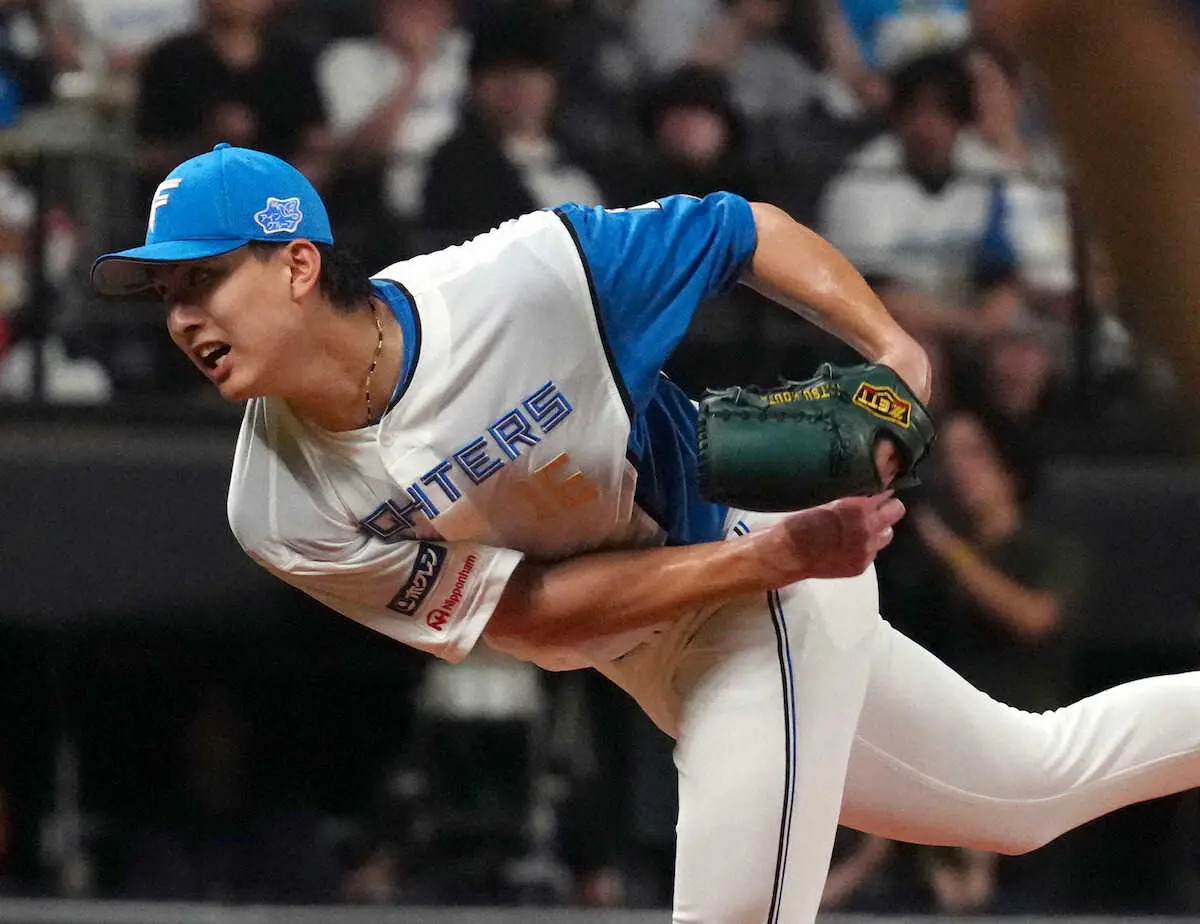【画像・写真】日本ハム・達孝太　7回6安打2失点で降板　108球の力投も…打線は高橋光成の前に7回3安打無得点