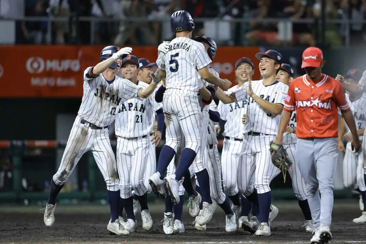 【画像・写真】【U18W杯】侍が決勝進出！パナマに劇的サヨナラ勝ちで連覇王手　激闘タイブレーク8回に4失点も勝った