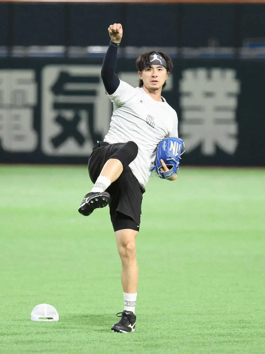 【画像・写真】ソフトバンク　上沢直之「ヒリヒリした試合で投げられるのは幸せ」13日オリックス戦で12勝目を狙う