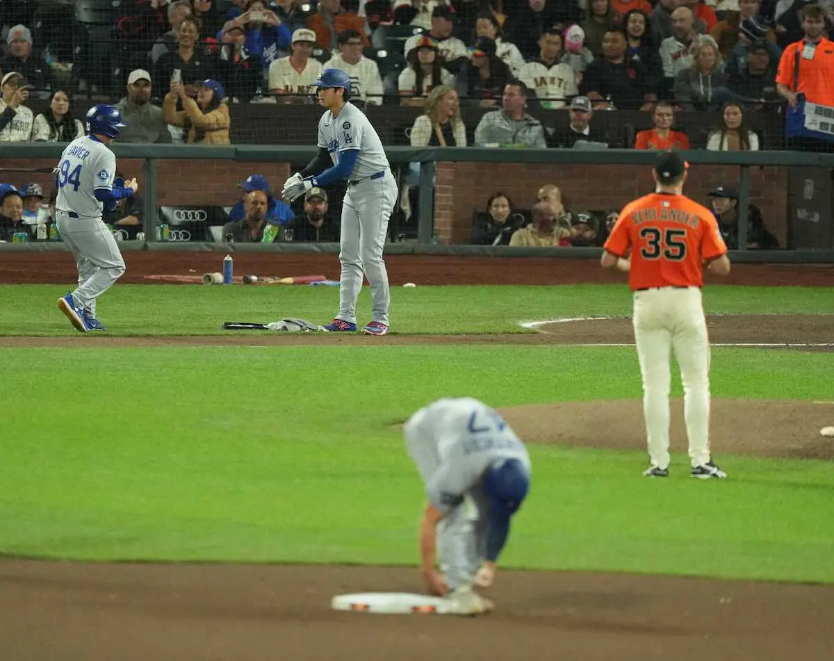 【画像・写真】大谷翔平　第4打席は申告敬遠　第3打席までバーランダーから安打なしも　次打者の好調ベッツ凡退