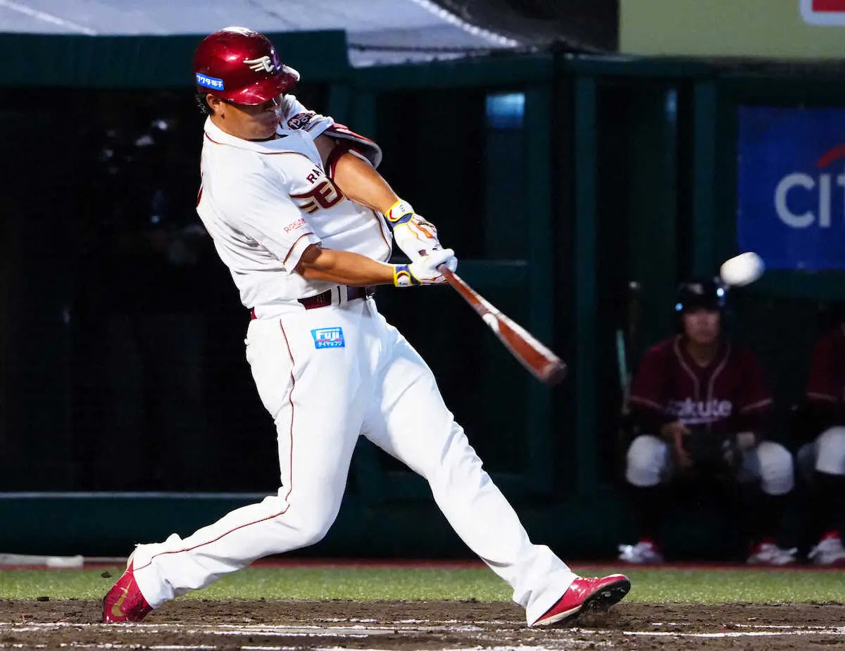【画像・写真】楽天・浅村　バッチグー弾　復帰後初!　本拠157日ぶり6号