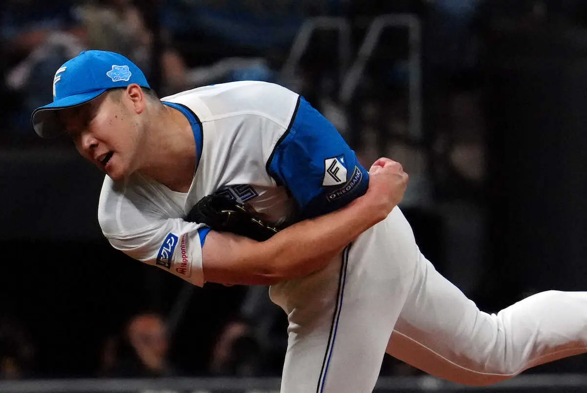 【画像・写真】日本ハム斎藤友貴哉　自己最速更新161キロ連発　11球中9球が直球でうち5球で最速計測　本拠沸かせる