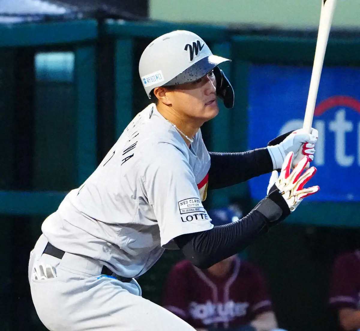 【画像・写真】ロッテ・西川　32度目マルチ　18年藤岡以来の球団新人100安打へ「あと2」