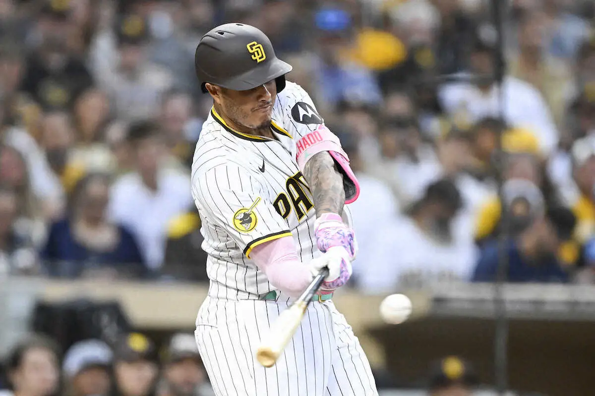 【画像・写真】パドレス　今季9度目2桁得点で快勝、4本塁打でロッキーズ圧倒　9回は松井が締める