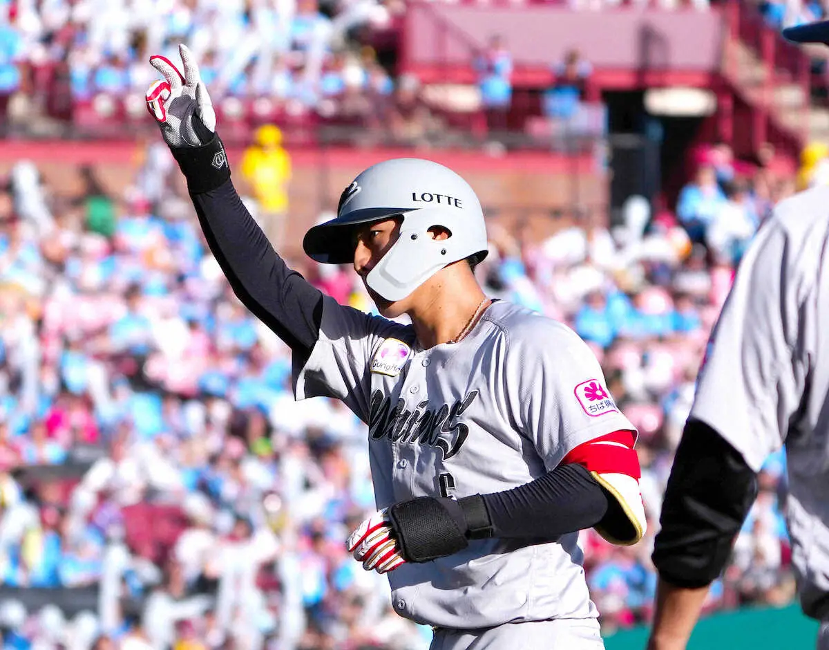 【画像・写真】ロッテ・西川　球団新人7年ぶり10度目100安打　藤岡以来　サブロー1軍ヘッドとの“約束”あと10本