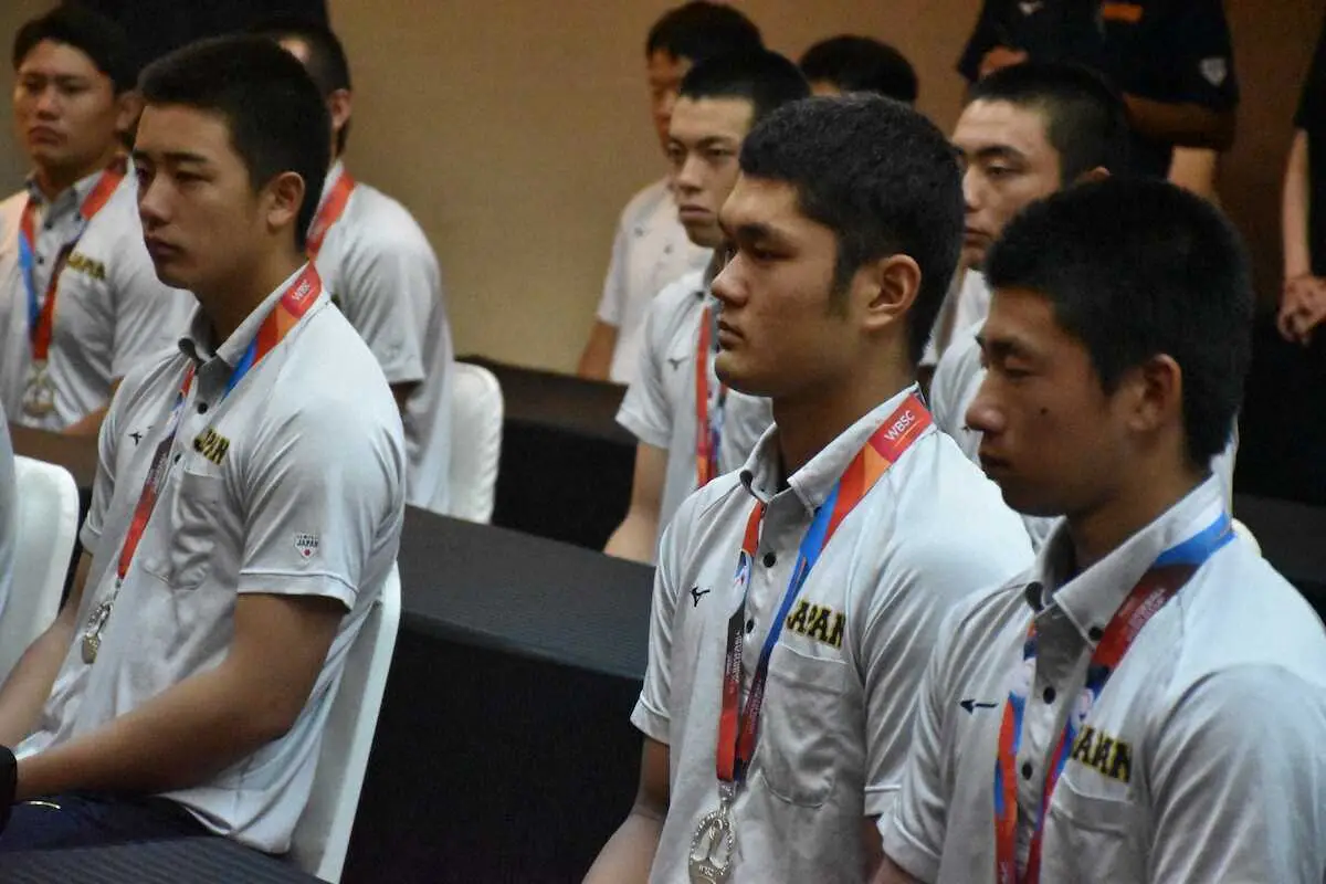 【画像・写真】U18侍・阿部　大学でも代表入り誓う「米国にリベンジしたい」　早大への進学を志望