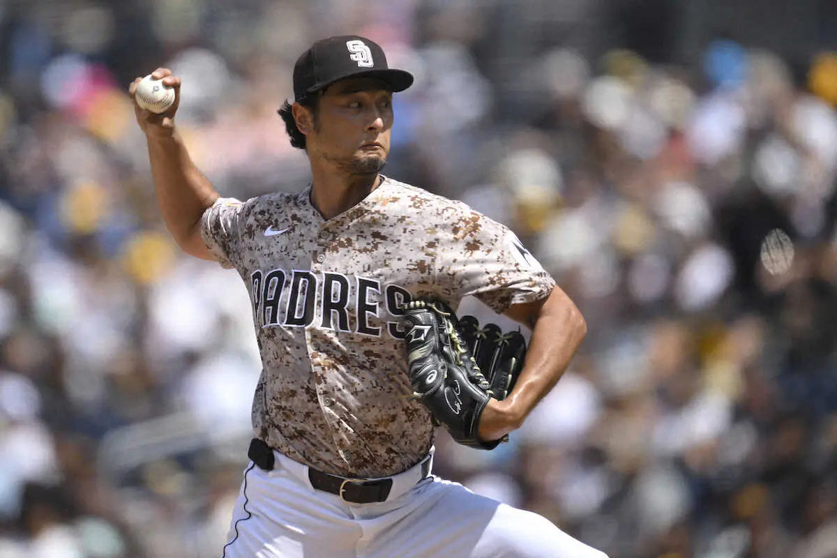【画像・写真】パドレス・ダルビッシュ　8月22日以来4試合ぶりの4勝目　6回途中3失点「全体的には悪くない」