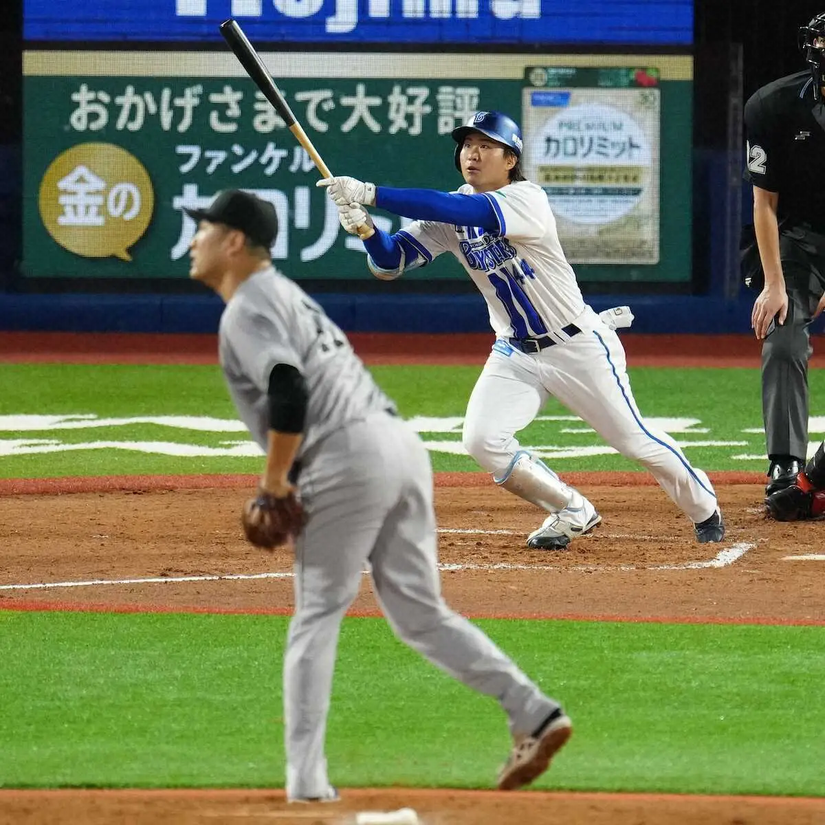 【画像・写真】DeNA　2位浮上＆貯金　連夜の巨人討ち！石上　田中将大から値千金の決勝打