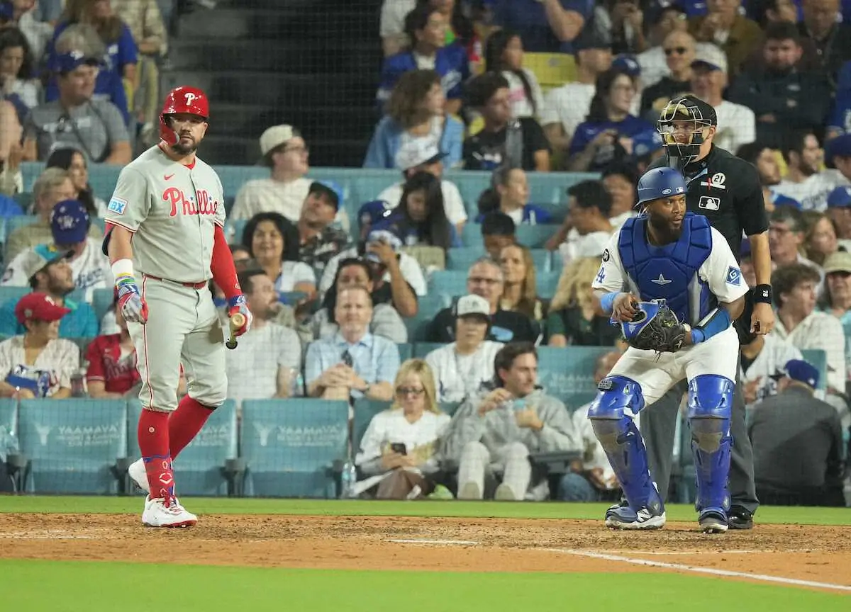 【画像・写真】フィリーズ・シュワバー　技あり53号で大谷と4本差広げた　チームは連覇＆球団最速V