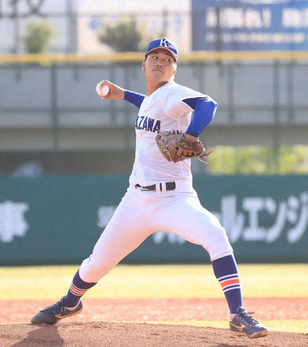 【画像・写真】駒大のプロ注目右腕・仲村　「自分のスタイル」で散発4安打完封　1部リーグ復帰初戦飾った
