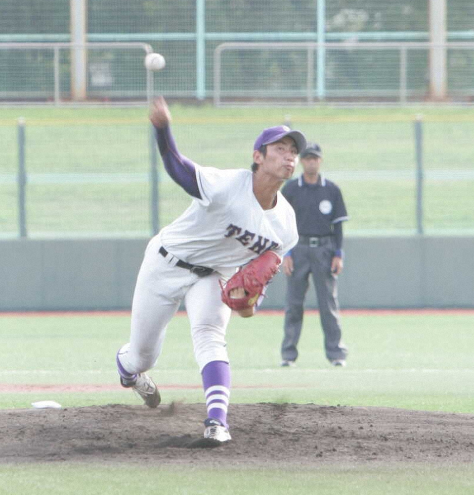 【画像・写真】阪神大学野球リーグNOW　V奪回を目指す天理大は徳井仁一朗が今季2勝目