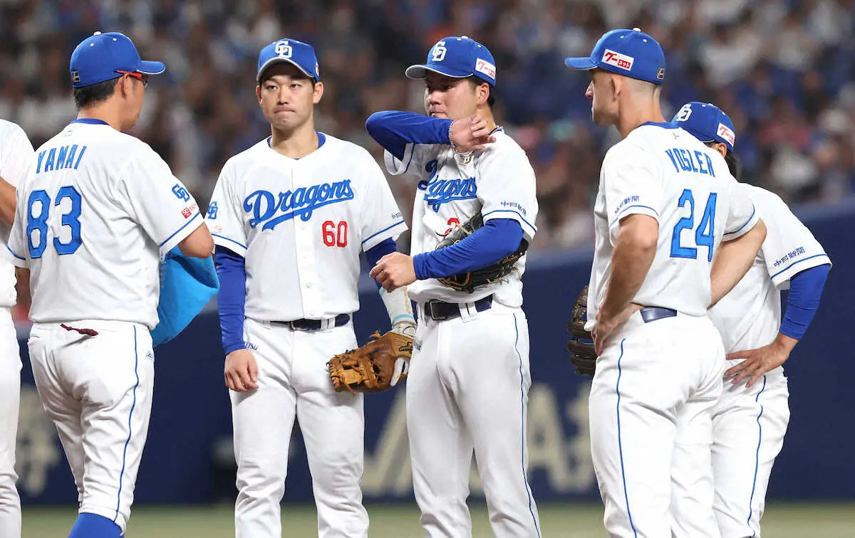 【画像・写真】中日　今季24度目零敗　天敵・東に23年から11連勝献上　井上監督「向こうのペースに…」