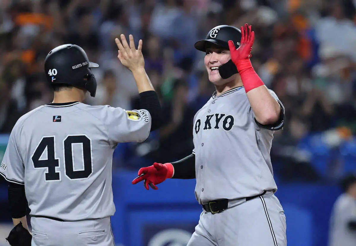 【画像・写真】巨人・リチャード　育成出身シーズン最多本塁打に王手「いつかは抜きたいなって。でもまだ通過点」