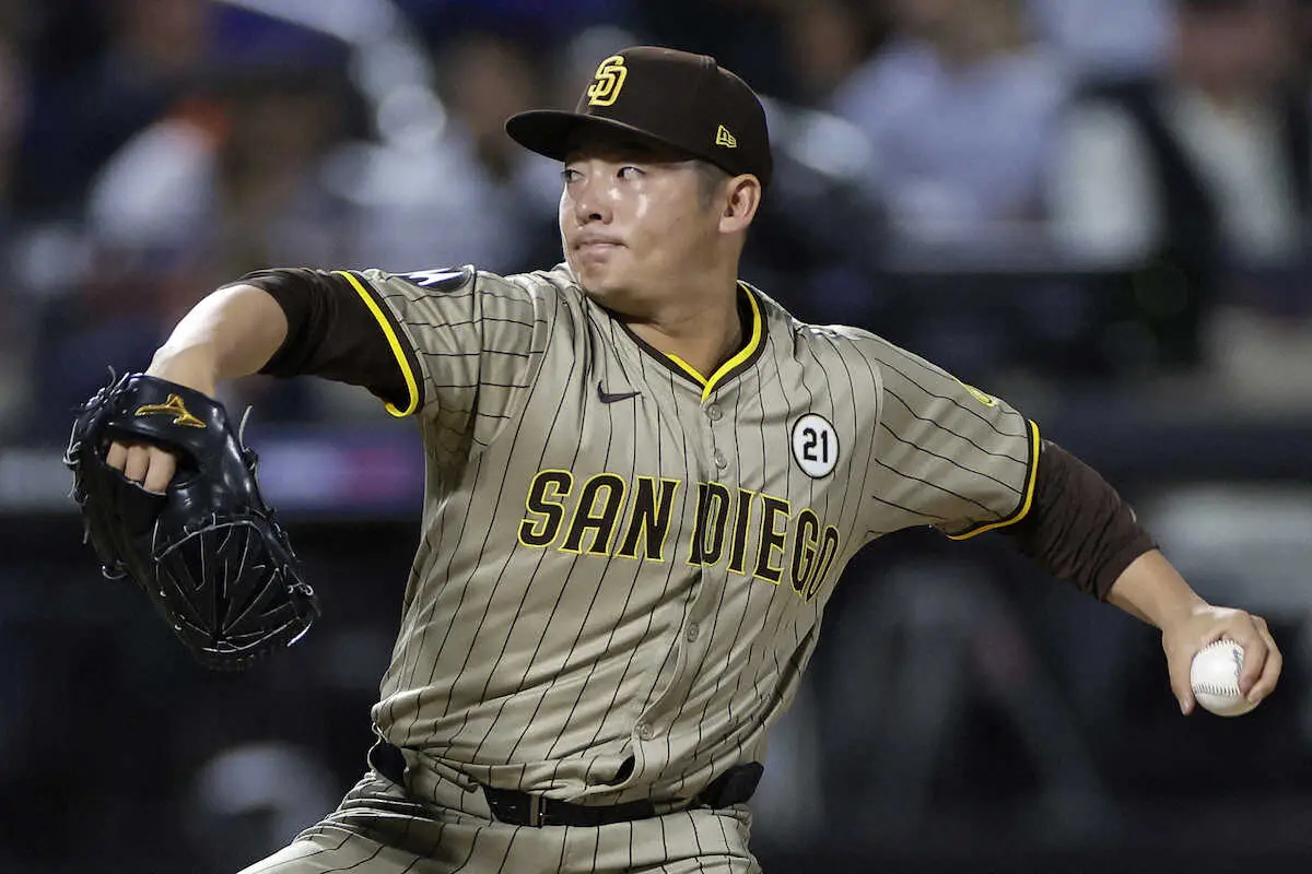 【画像・写真】パドレス・松井　40発男をK斬り！2四球も1回2/3を零封「最低限の最低限」