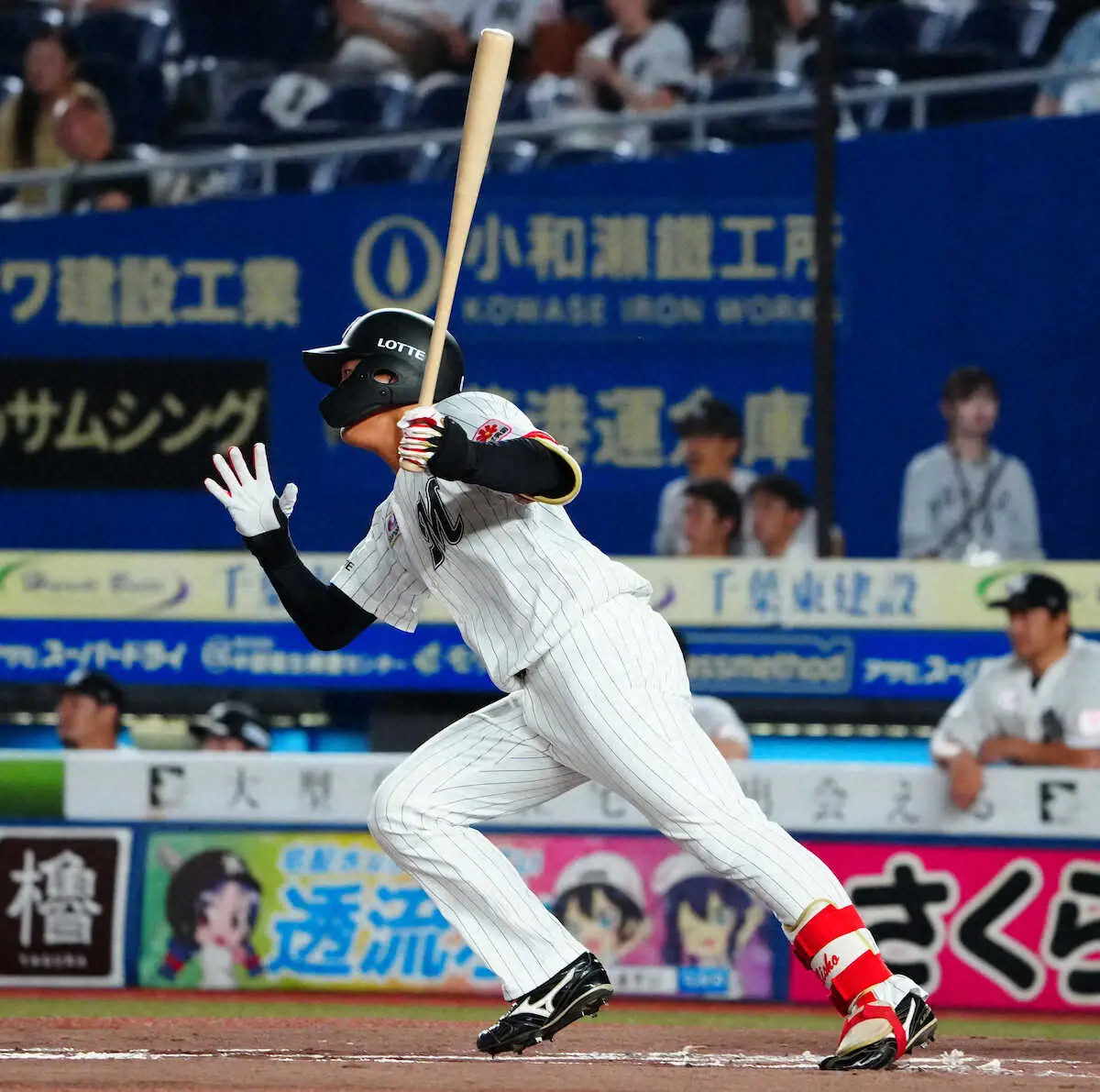 【画像・写真】ロッテ・西川が35度目マルチ安打　球団新人で単独3位浮上