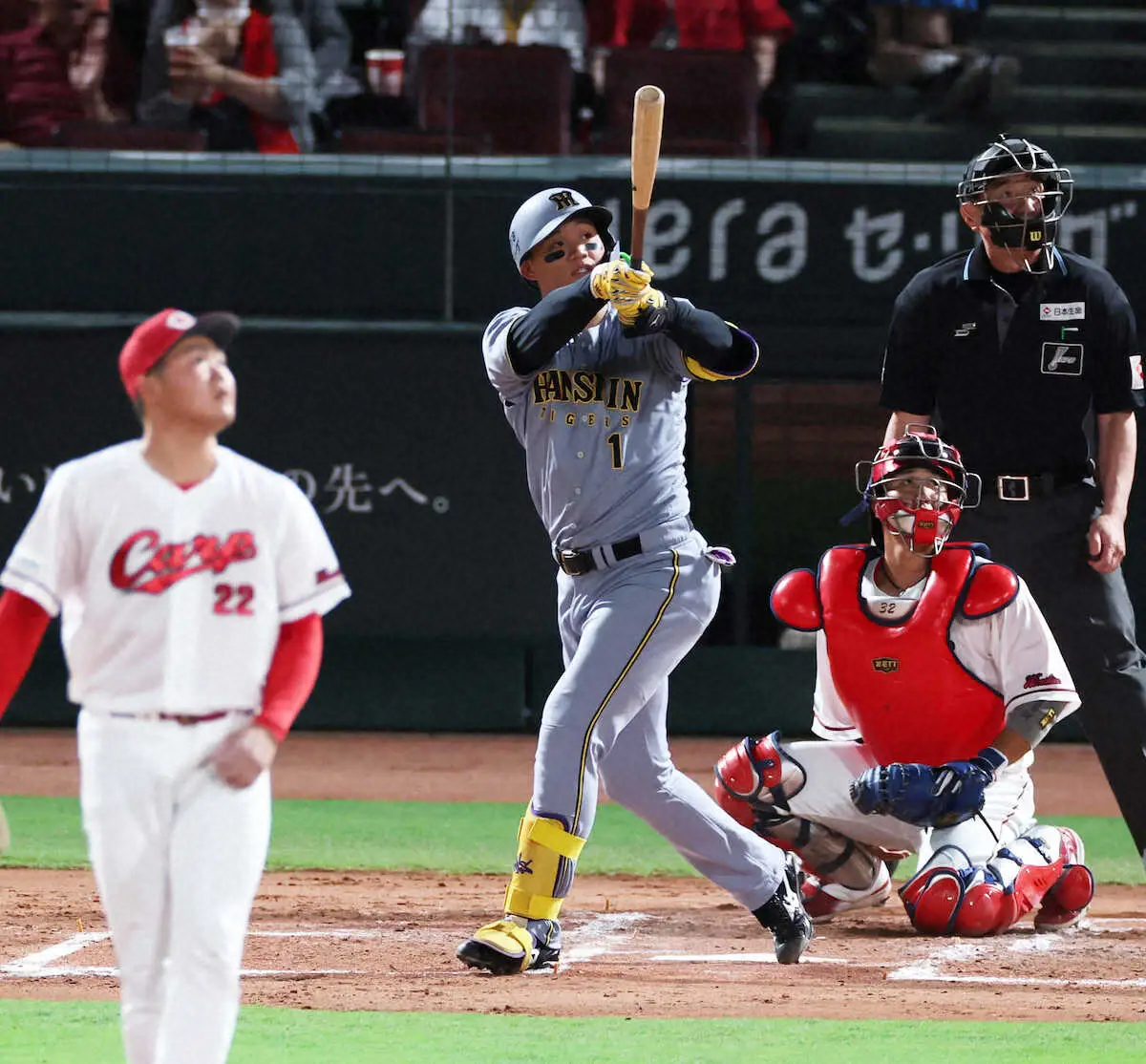 【画像・写真】阪神・森下翔太が先制2ランで通算200打点到達　プロ3年目の達成は右打者球団史上初