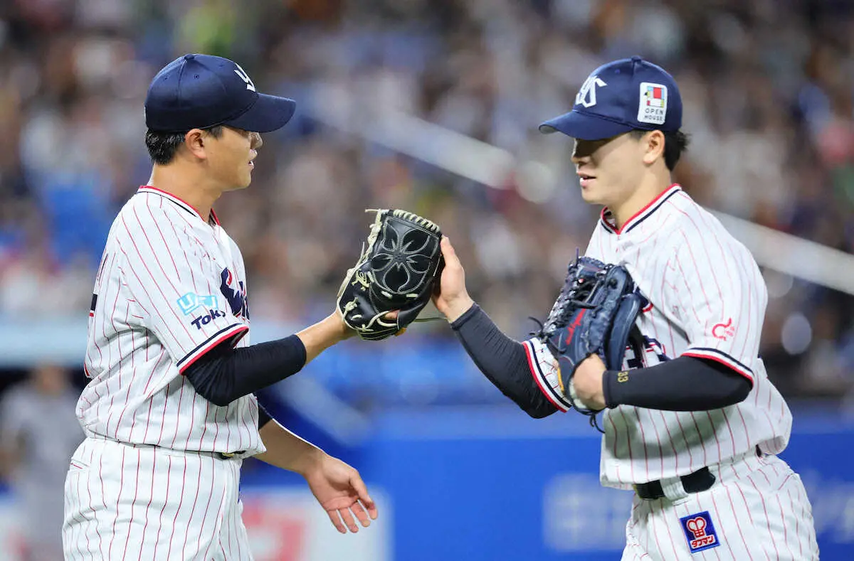 【画像・写真】ヤクルト　3番・内山壮真が攻守で先発・高橋を盛り立てる　初回に好返球、その裏には先制打
