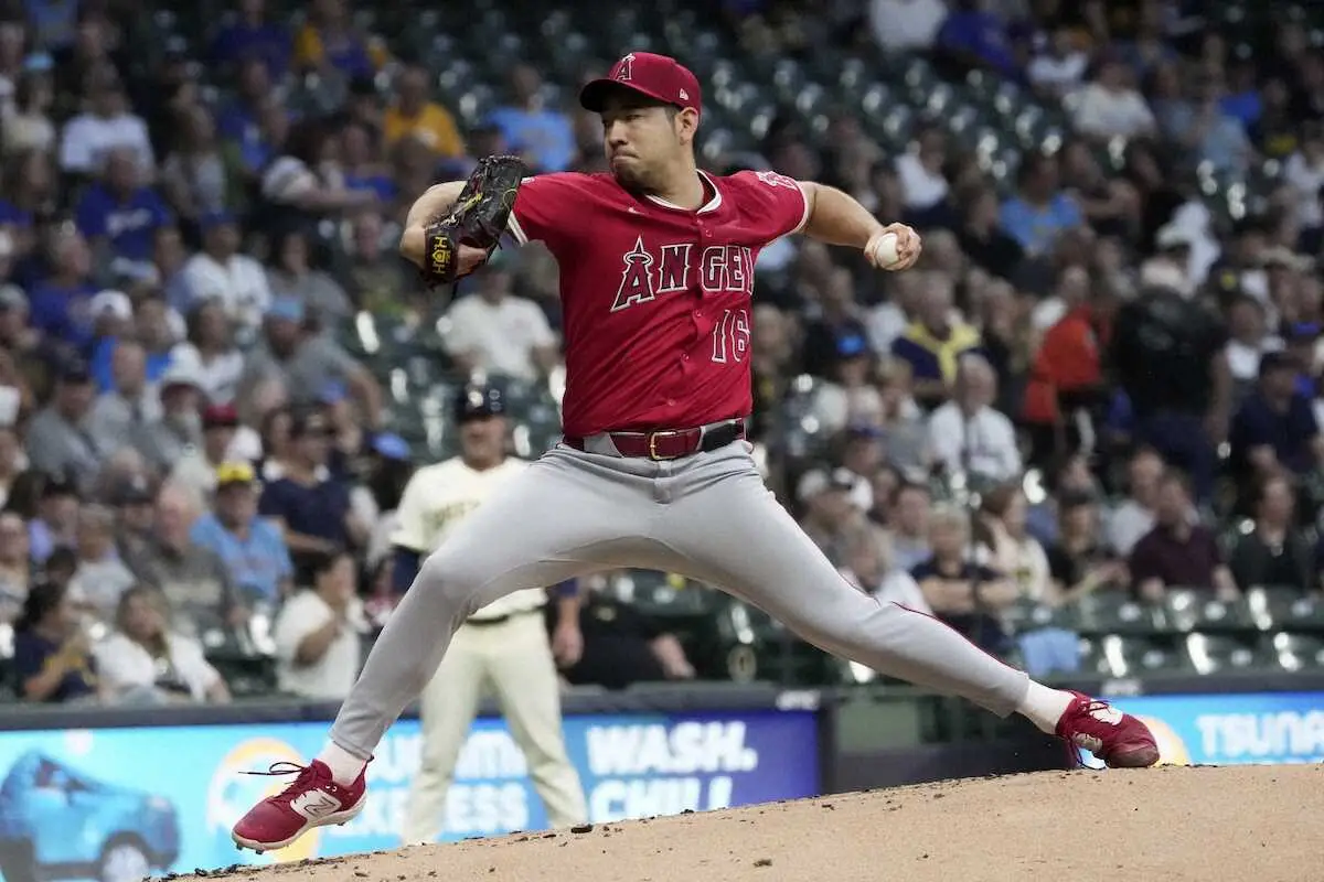 【画像・写真】エンゼルス菊池雄星は7勝目ならずも「いい高さに投げられた」5回2/3を2失点と好投