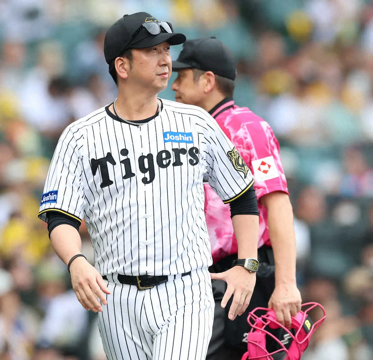 【画像・写真】阪神　ルーキー竹田に完敗の藤川監督「かわす技より強さ」4番手・伊原ら若手に注文