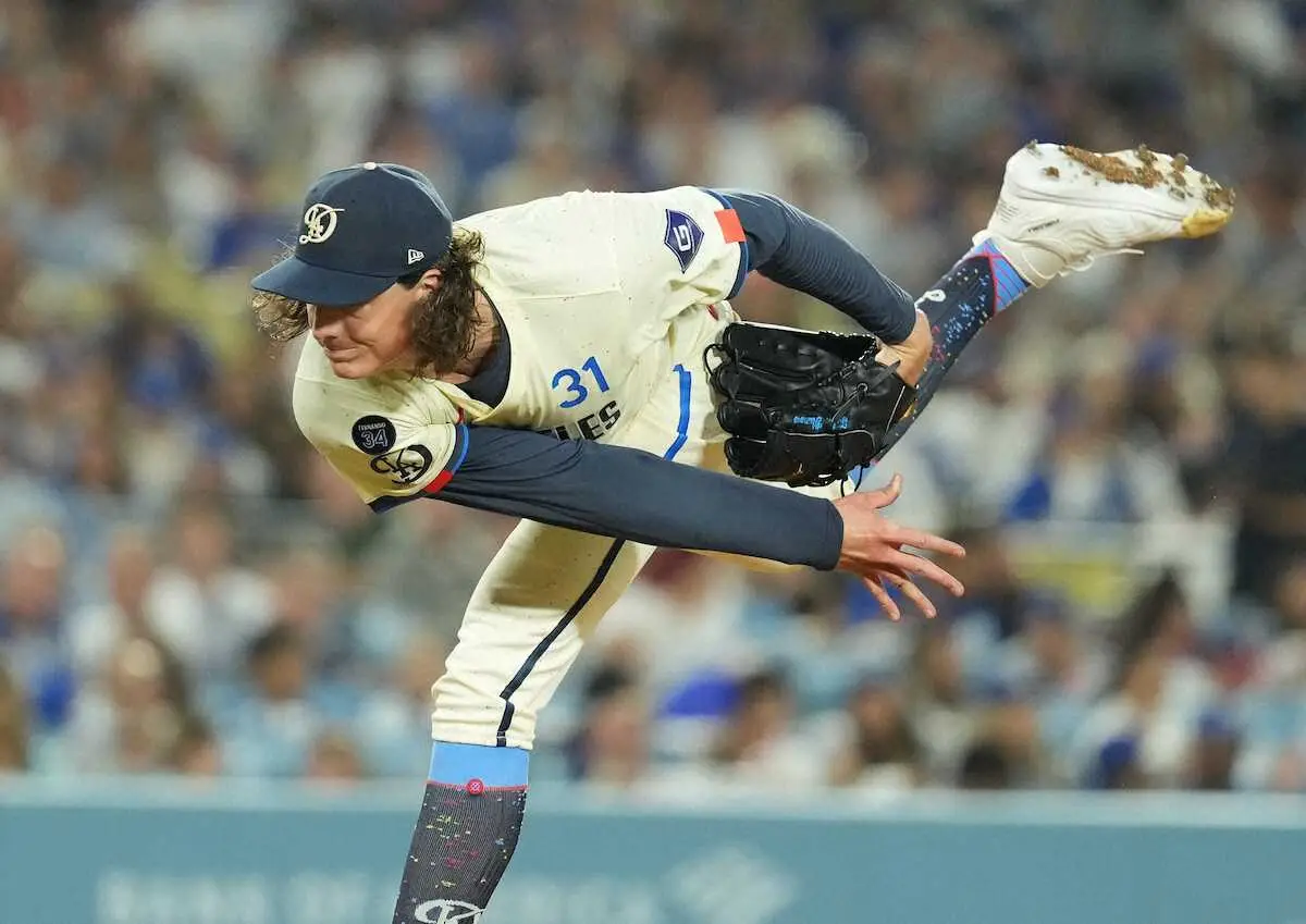 【画像・写真】グラスノー　レジェンドの魂受け継ぐ「年間を通して全力を尽くす姿勢は素晴らしい」　5回4失点で4勝目