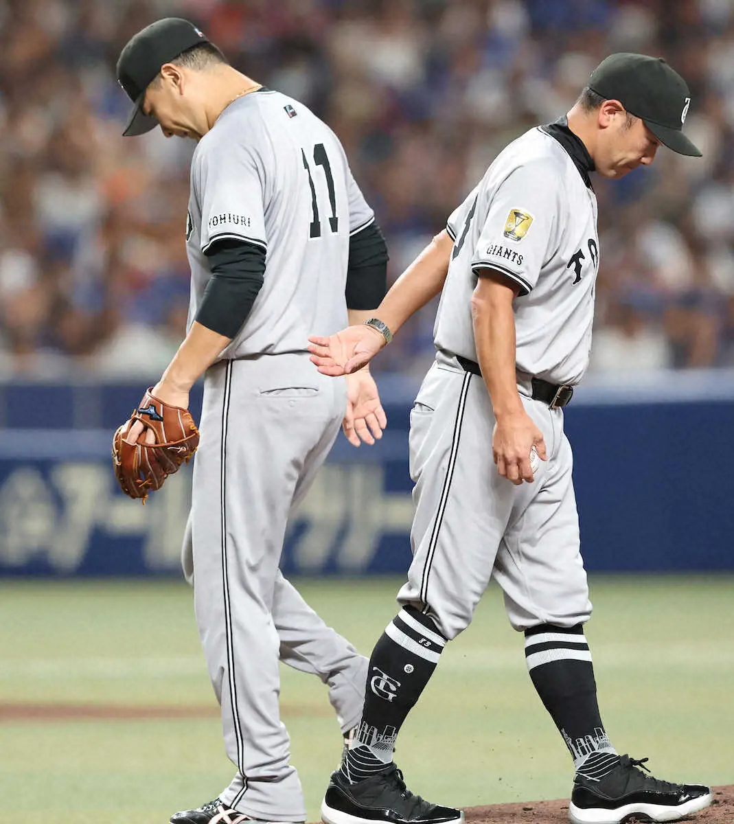 【画像・写真】あぁ巨人…再び自力2位の可能性が消滅　デーゲームで敗れ、ナイターで2位DeNAが勝つ　2差で残り6戦