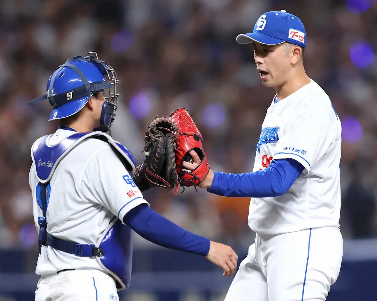 【画像・写真】中日　守護神・松山がリーグ2位の43S目　1位マルティネスと1差「2位では意味がない」