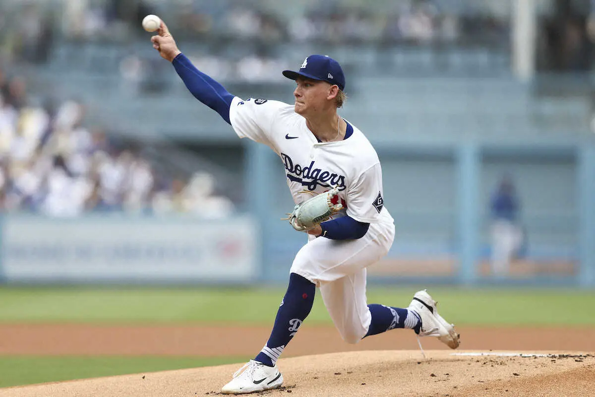 【画像・写真】ド軍シーハン　球団史上7人目の快投も継投失敗で7勝目ならず　指揮官はPSでの救援起用示唆「おそらく」