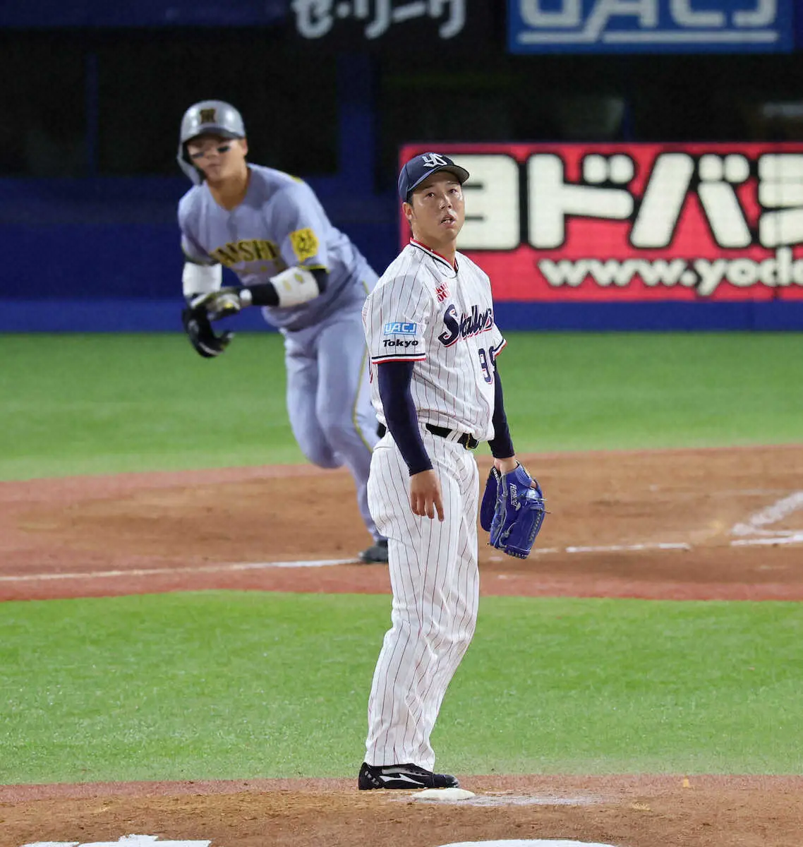 【画像・写真】ヤクルト青柳晃洋　本拠デビューは5回83球4安打3四死球2失点　古巣・阪神戦で粘投も移籍初勝利お預け