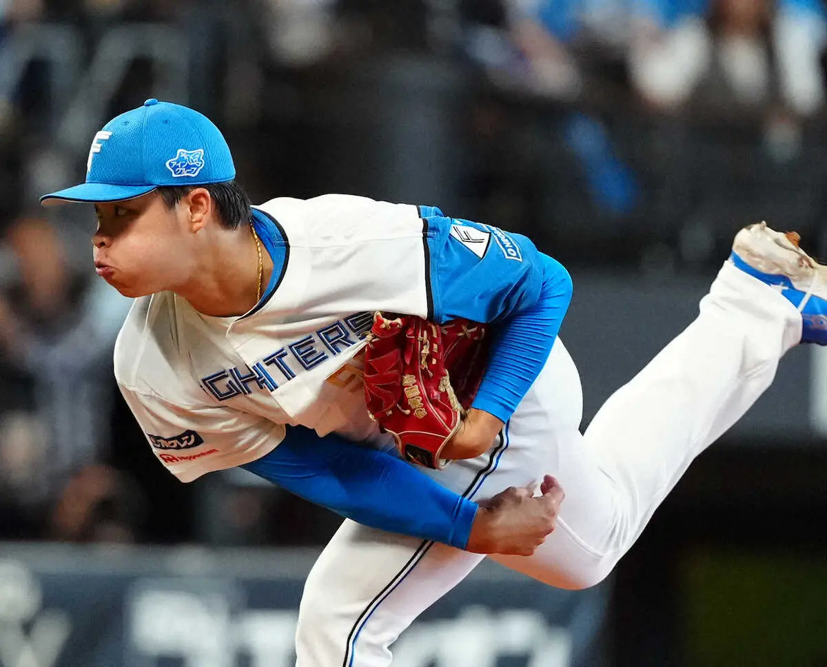 【画像・写真】日本ハム「台湾の至宝」孫易磊　初回に先制2ラン浴びる…シーズン本拠最終戦で来日2度目の先発