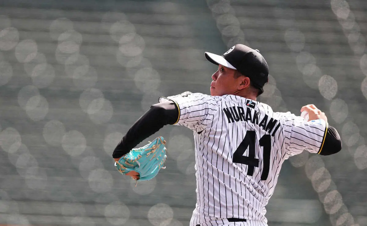 【画像・写真】阪神・村上頌樹　勝率第1位へ意欲「勝てばタイトルも狙える」　26日の中日戦先発予定